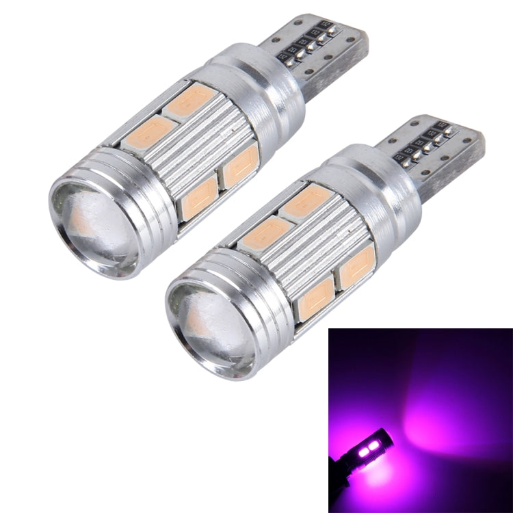 2 PCS T10 6W 10 SMD 5630 LED Error-Free Canbus Car Clearance Lights Lamp, DC 12V, 5630-10smd LED, 10 SMD 5630 LEDs - HoMEdemic™ 