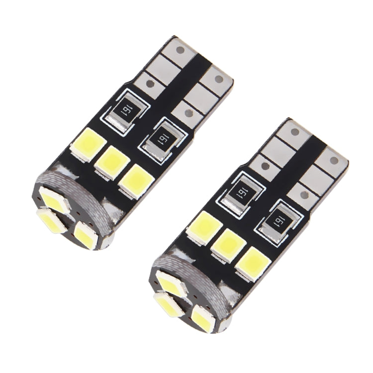 2 PCS T10/W5W/194/501 1.5W 90LM 6000K 9 SMD-3528 LED Bulbs Car Reading Lamp Clearance Light with Decoder, DC 12V, 2 PCS 9 SMD-3528 LED Bulbs - HoMEdemic™ 