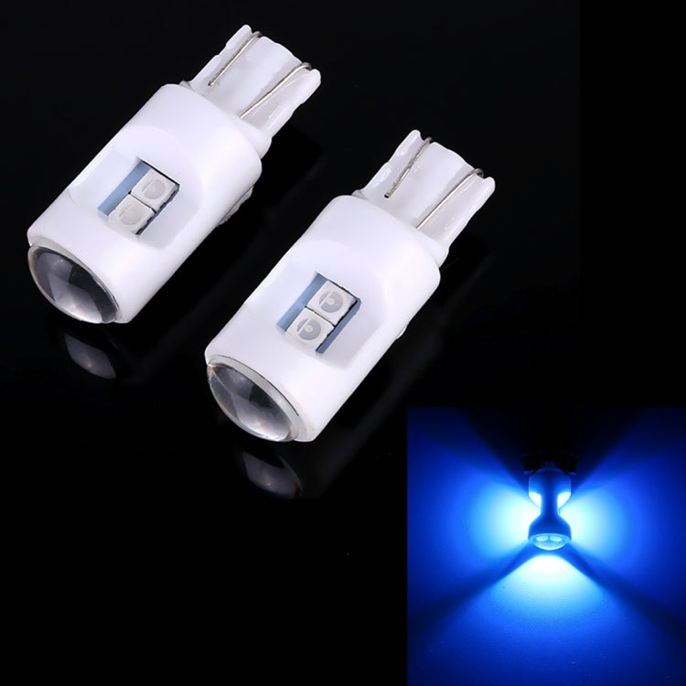 2 PCS T10 / W5W / 194 DC 12V 1.2W 6LEDs SMD-3030 Car Reading Lamp Clearance Light, with Projector Lens Light - HoMEdemic™ 