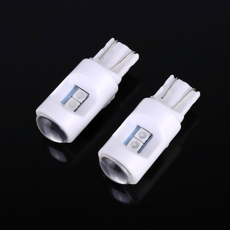 2 PCS T10 / W5W / 194 DC 12V 1.2W 6LEDs SMD-3030 Car Reading Lamp Clearance Light, with Projector Lens Light - HoMEdemic™ 