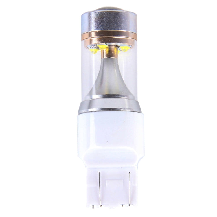 2 PCS T20/7443 350 LM 6000K Dual Wires 30W White Light 6 LED CREE Canbus Car Brake Light Bulb, DC 12V, T20 - HoMEdemic™ 