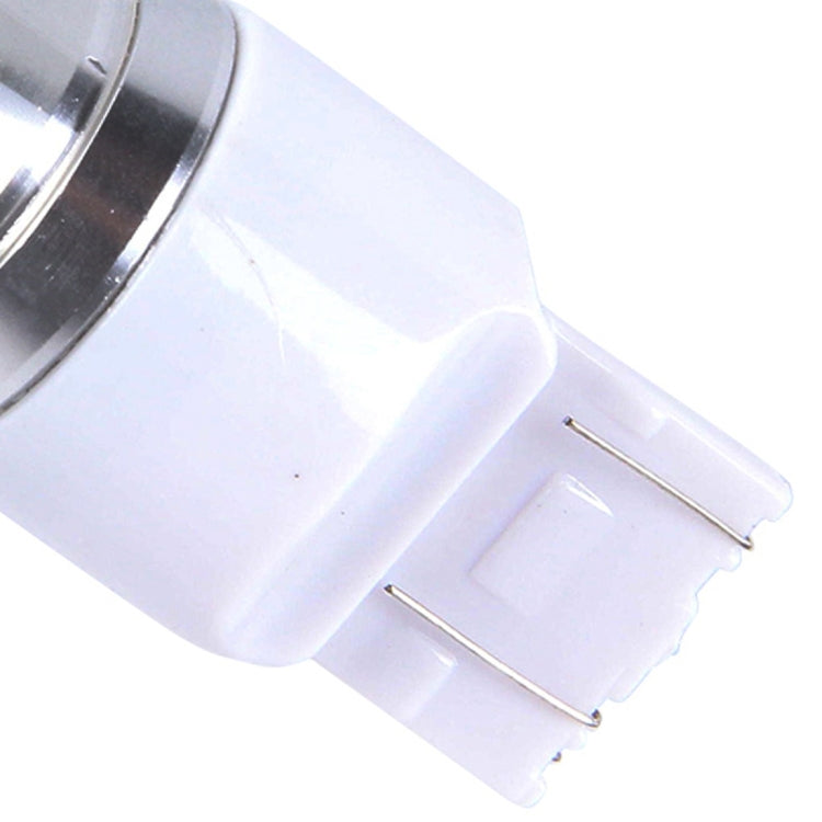 2 PCS T20/7443 350 LM 6000K Dual Wires 30W White Light 6 LED CREE Canbus Car Brake Light Bulb, DC 12V, T20 - HoMEdemic™ 