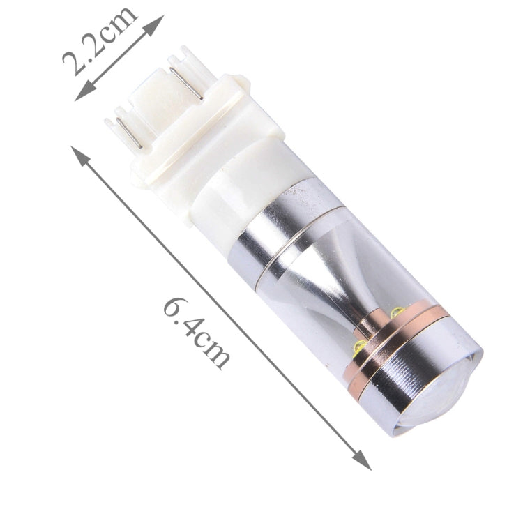 2 PCS T25/3157 Dual Wires 2300 LM 6000K 30W White Light 6 LED CREE Canbus Car Brake Light Bulb, DC 12V, T25 - HoMEdemic™ 