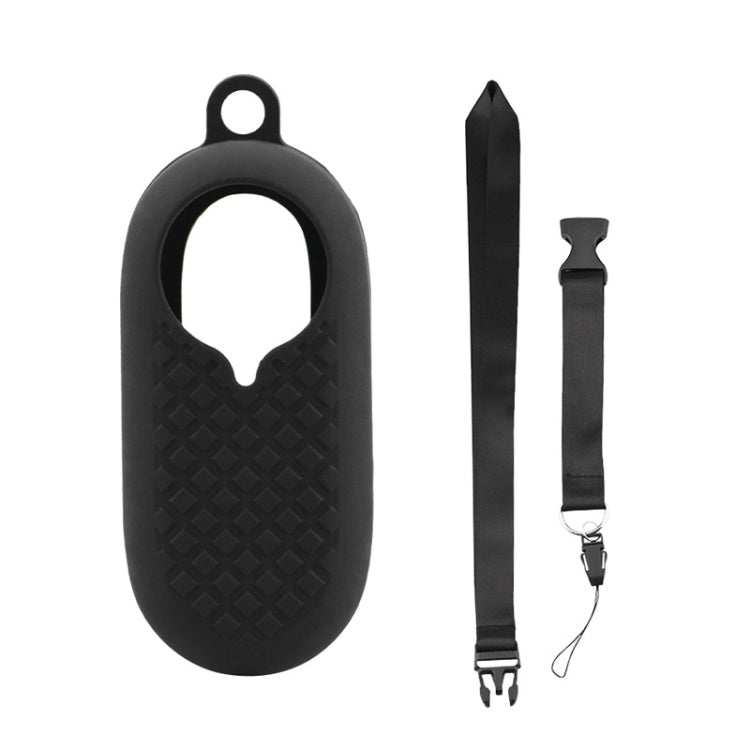 2 PCS Thumb Camera Silicone Case + Lanyard For Insta360 GO2(Black) - HoMEdemic™ 