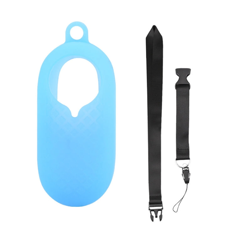 2 PCS Thumb Camera Silicone Case + Lanyard For Insta360 GO2(Blue) - HoMEdemic™ 