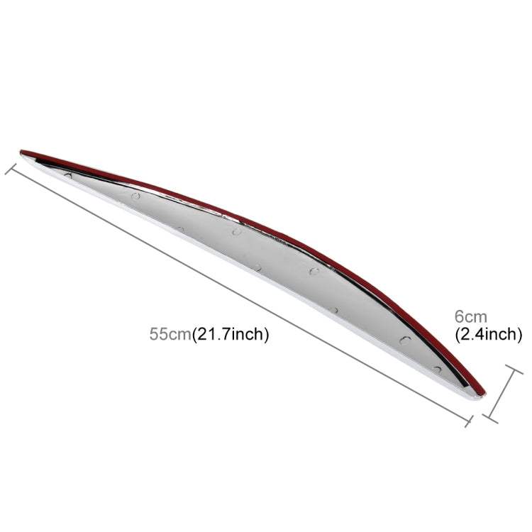 2 PCS Universal Car Auto Plastic Body Bumper Guard Protector Strip Sticker(Silver), JM-330 2 PCS - HoMEdemic™ 