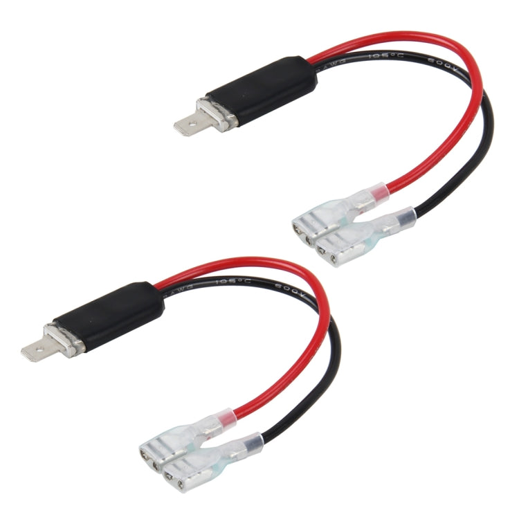 2 PCS Universal H1 Conversion Bulb Harness Wire Plugs Power Wire Adapter Connectors, H1 Wire 1 - HoMEdemic™ 