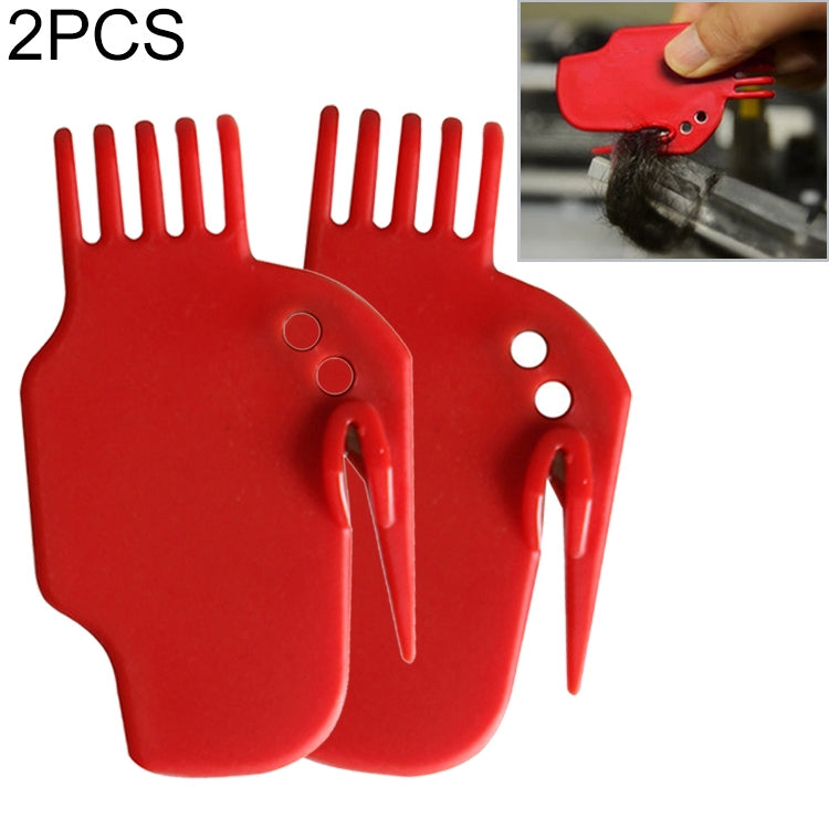 2 PCS Universal Sweeping Robot Accessories Flat Brush Cleaner for iRobot Roomba, Brush Cleaner Red - HoMEdemic™ 