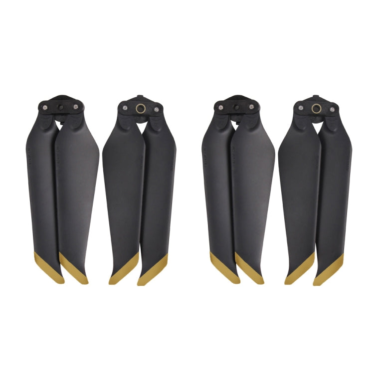 2 Pairs 8743F Low Noise Quick-release Propellers for DJI Mavic 2 Pro / Zoom (Black+Gold) - HoMEdemic™ 