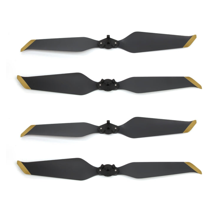 2 Pairs 8743F Low Noise Quick-release Propellers for DJI Mavic 2 Pro / Zoom (Black+Gold) - HoMEdemic™ 