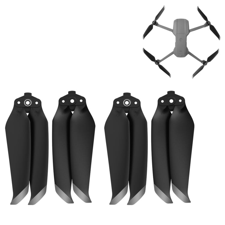 2 Pairs Sunnylife 7238F-2 For DJI Mavic Air 2 / Air 2S Low Noise Quick-release Propellers(Silver) - HoMEdemic™ 