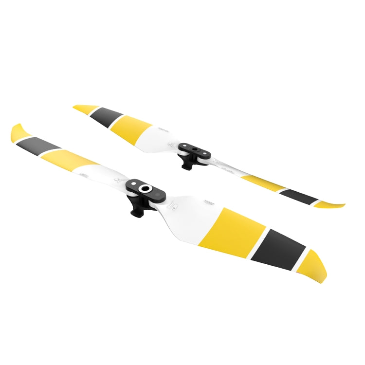 2 Pairs Sunnylife 7238F-3C For DJI Mavic Air 2 Double-sided Three-color Low Noise Quick-release Propellers(Black Yellow White) - HoMEdemic™ 