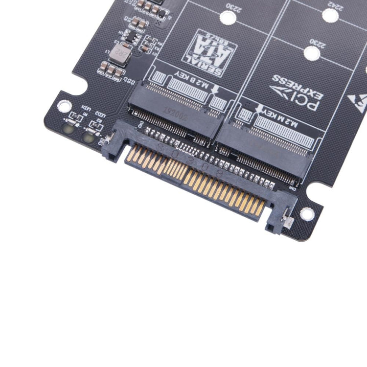 2 Ports NGFF M.2 NVME to U.2 SFF-8639 Adapter Card - HoMEdemic™ 