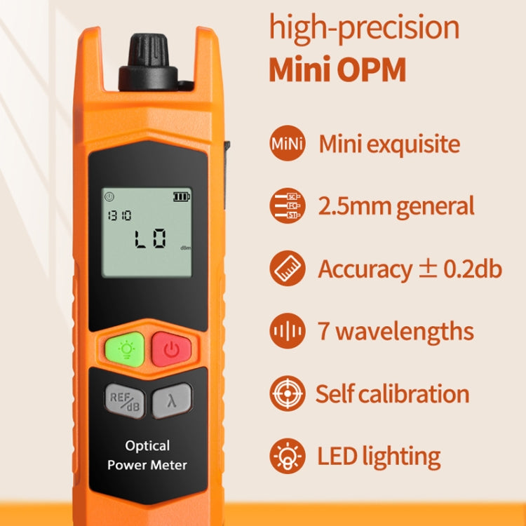2-in-1 10-30mW Fiber Optic Red Light Pen + Optical Power Meter (-70+6dBm) Set - HoMEdemic™ 