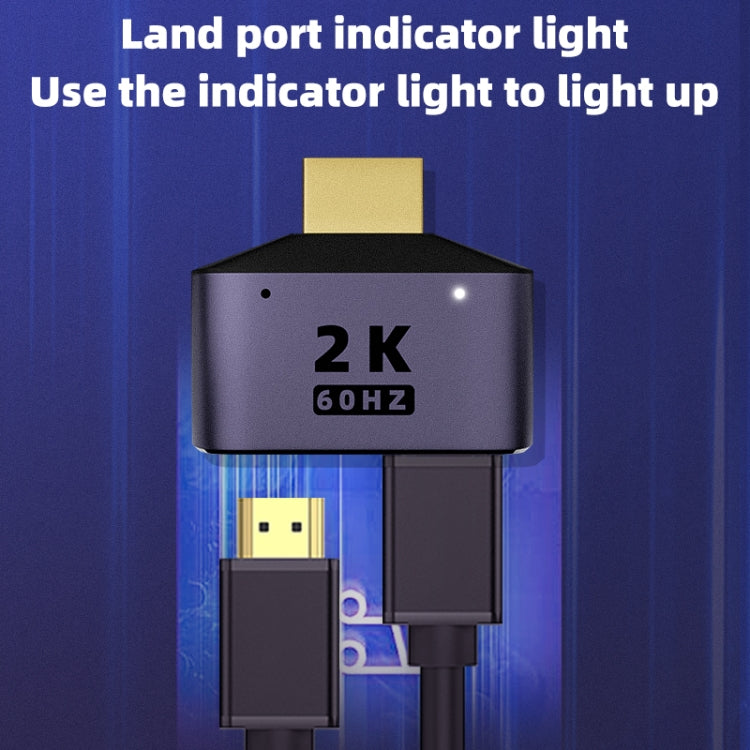 2 in 1 2K 60Hz HDMI Adapter with Indicator Lights - HoMEdemic™ 