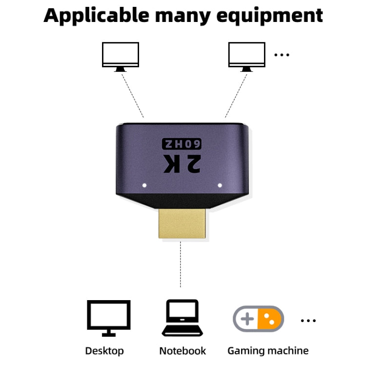 2 in 1 2K 60Hz HDMI Adapter with Indicator Lights - HoMEdemic™ 