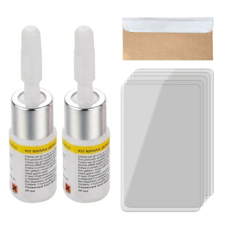 2 in 1 3ml Paintless Dent Removal Car Window Windshield Repair Fluid with Tool, 2 in 1 Repair Fluid (Black), 2 in 1 Repair Fluid (White) - HoMEdemic™ 