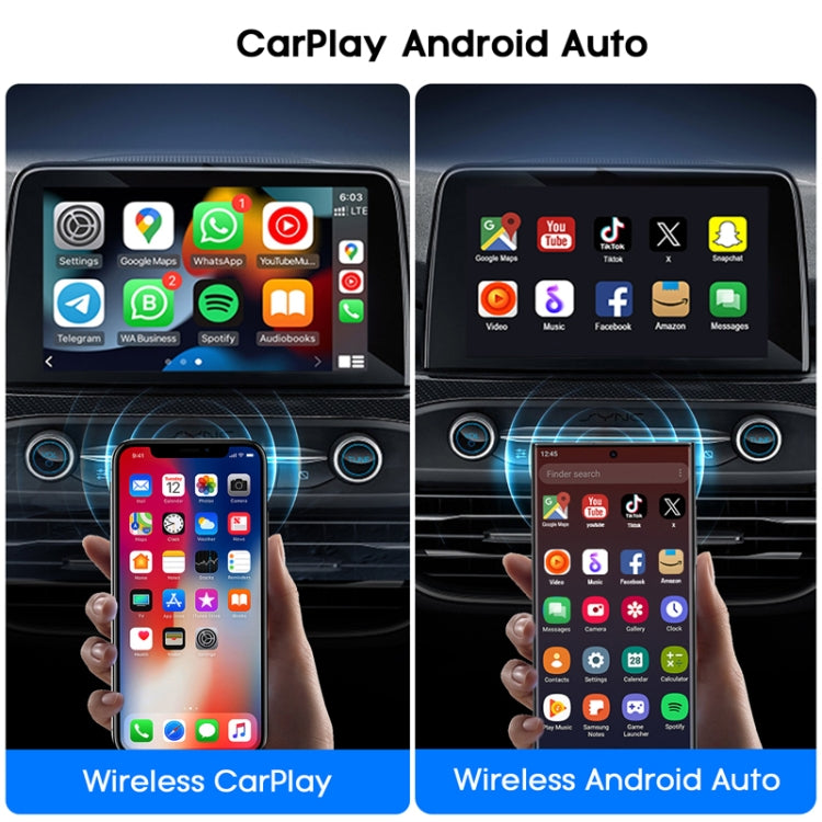 2 in 1 Car Carplay Box Wired to Wireless Bluetooth Adapter - HoMEdemic™ 