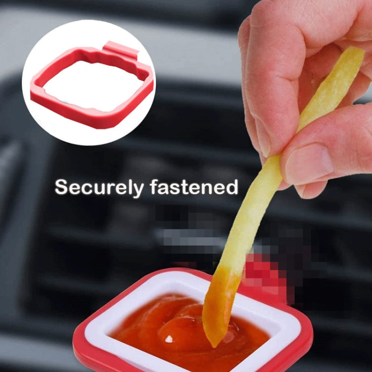 2 in 1 Car Fries Sauce Rack Air Vent Storage Box(Gray White) - HoMEdemic™ 