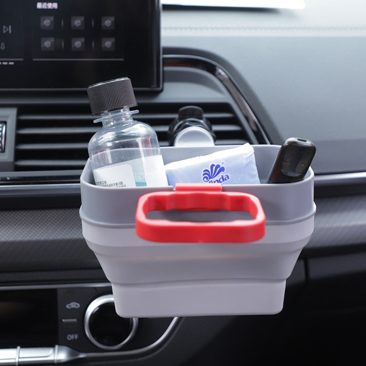 2 in 1 Car Fries Sauce Rack Air Vent Storage Box(Gray White) - HoMEdemic™ 