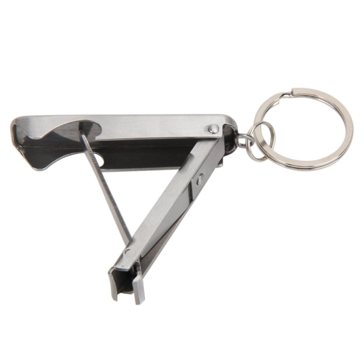 2 in 1 EDC Pocket Tool Outdoor Bottle Opener Toe Nail Clippers Cutter Key Chain Nail File Key Ring - HoMEdemic™ 