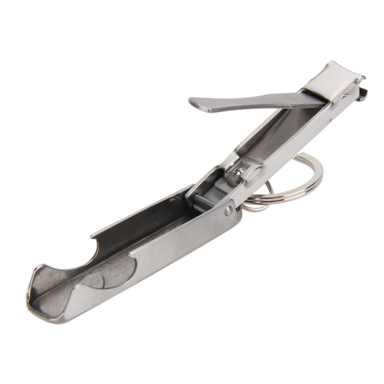 2 in 1 EDC Pocket Tool Outdoor Bottle Opener Toe Nail Clippers Cutter Key Chain Nail File Key Ring - HoMEdemic™ 