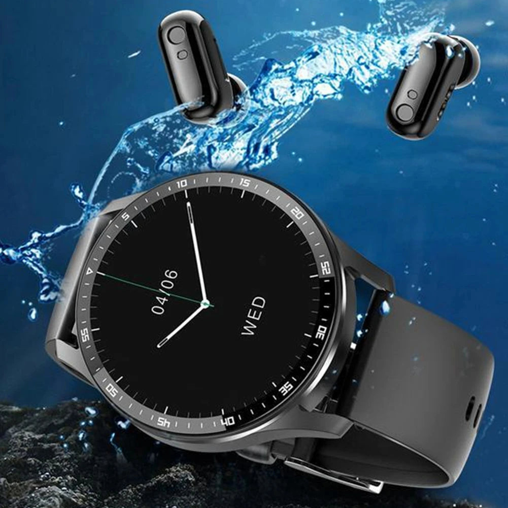 2-in-1 Smartwatch with Integrated Bluetooth Earbuds - HoMEdemic™ 