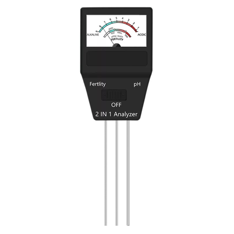 2 in 1 Soil PH Meter Fertility Tester Instrument Gardening Tools with 3 Probes, 2 in 1 - HoMEdemic™ 