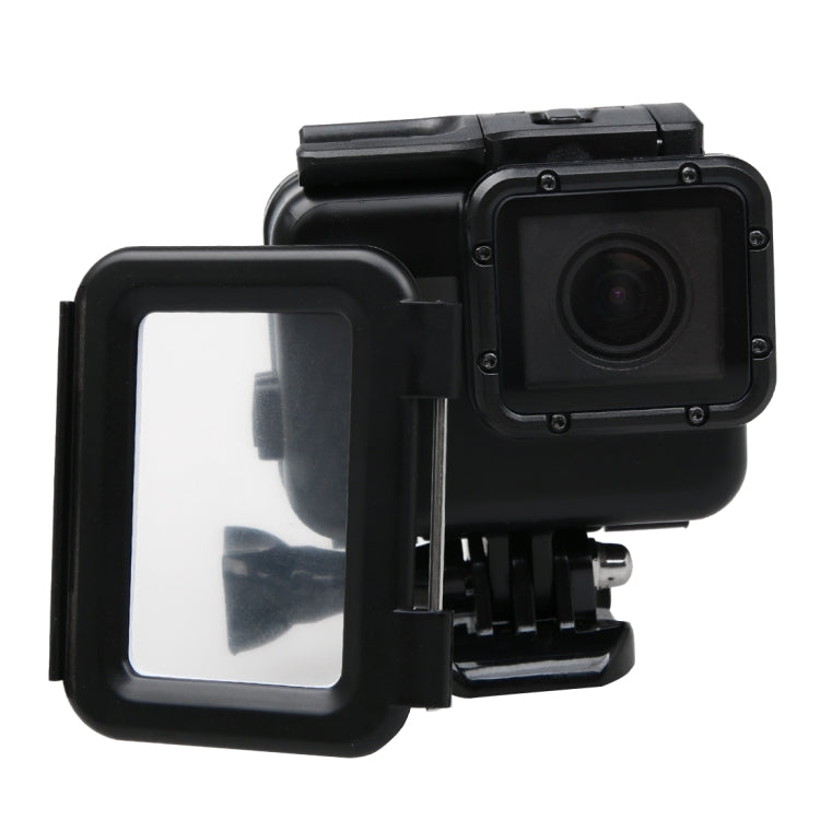 2 in 1 for GoPro HERO6 /5 Touch Screen Back Cover + 45m Waterproof Housing Protective Case(Need to Disassemble Lens When Installed) with Buckle Basic Mount & Lead Screw(Black) - HoMEdemic™ 