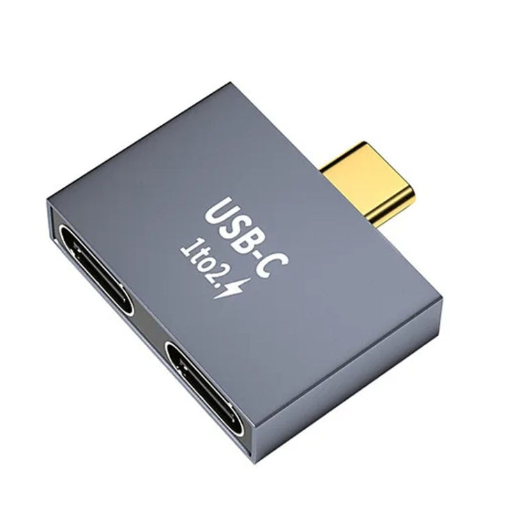 2 x Type-C Female to Type-C Male Type-C Docking Station Computer Charging Data Port Power Adapter - HoMEdemic™ 
