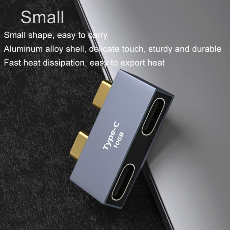 2 x Type-C Female to Type-C Male Type-C Docking Station Computer Charging Data Port Power Adapter - HoMEdemic™ 