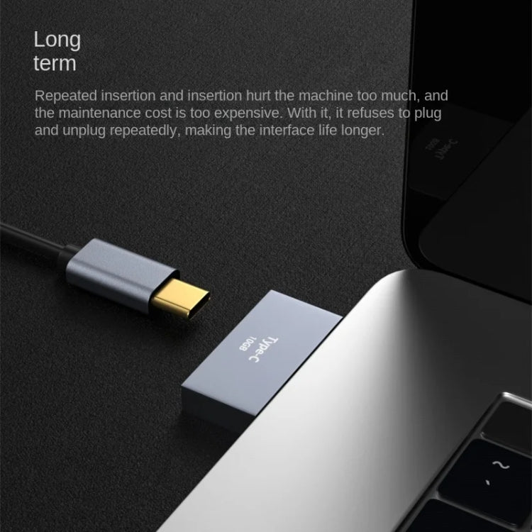 2 x Type-C Female to Type-C Male Type-C Docking Station Computer Charging Data Port Power Adapter - HoMEdemic™ 