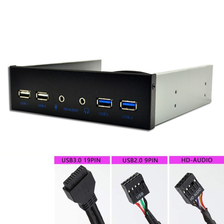 2 x USB 3.0+2 x USB2.0+ HD-AUDIO  Desktop PC Case Internal Front Panel - HoMEdemic™ 