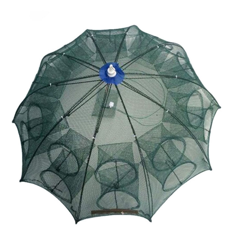 20 Holes Automatic Foldable Fishing Net Nylon Shrimp Crab Minnow Trap Fish Cast Net Fishing Tackle, 20 Holes - HoMEdemic™ 