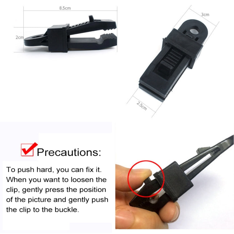 20 PCS Outdoor Tent Awnings Windproof Fixing Clip Multifunctional Wind Rope Buckle - HoMEdemic™ 