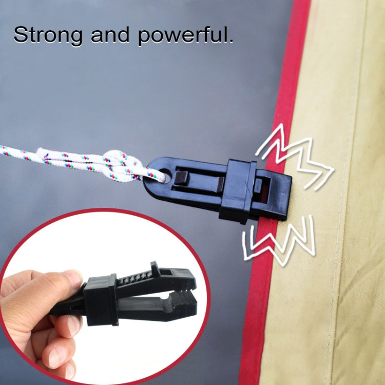 20 PCS Outdoor Tent Awnings Windproof Fixing Clip Multifunctional Wind Rope Buckle - HoMEdemic™ 