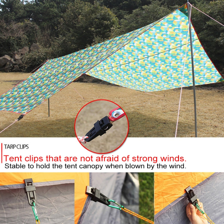 20 PCS Outdoor Tent Awnings Windproof Fixing Clip Multifunctional Wind Rope Buckle - HoMEdemic™ 