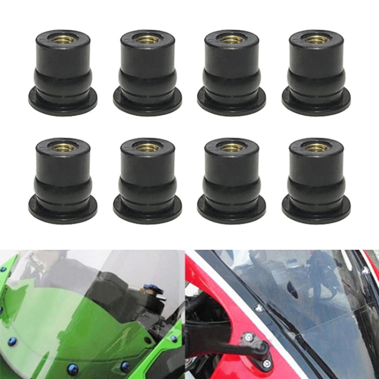 20 in 1 M6 Universal Motorcycle Windshield Brass Nuts, M6 - HoMEdemic™ 
