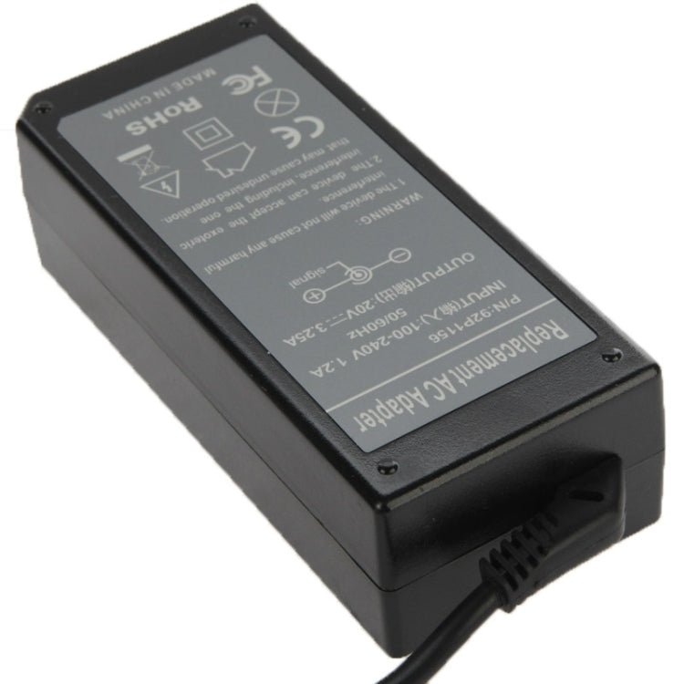 20V 3.25A AC Adapter for IBM / Lenovo Notebook Laptop, Output Tips: 7.9mm x 5.5mm, 3.25A - HoMEdemic™ 