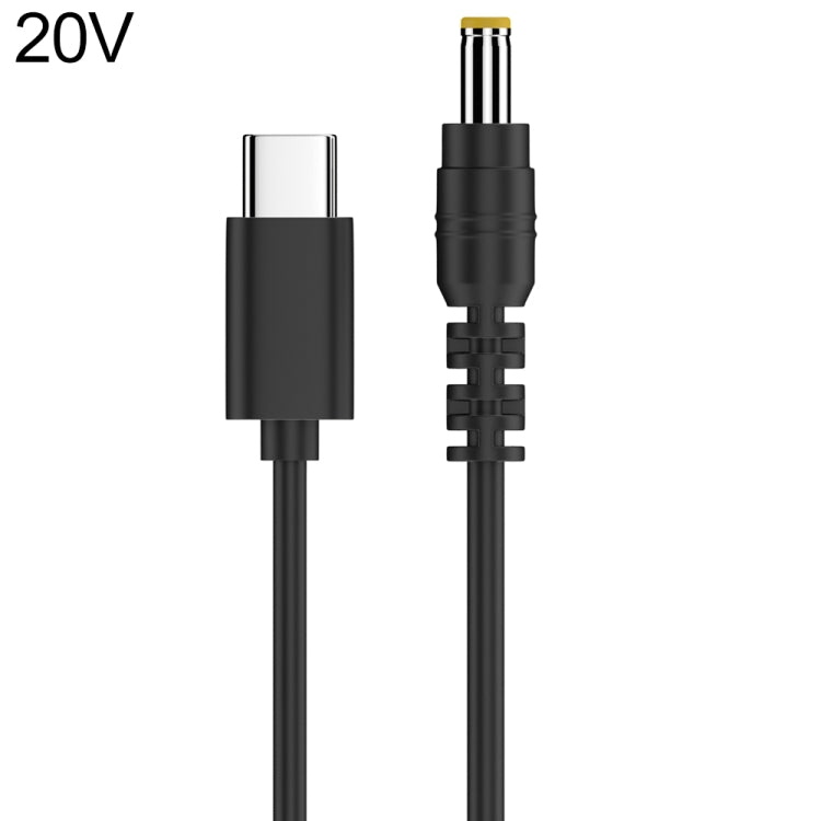 20V 5.5 x 2.5mm DC Power to Type-C Adapter Cable - HoMEdemic™ 