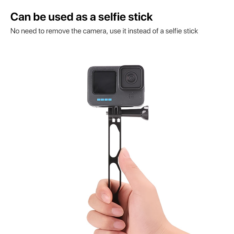 20cm Aluminium Extension Arm Hollow Grip Extender(Black) - HoMEdemic™ 