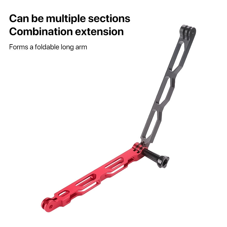 20cm Aluminium Extension Arm Hollow Grip Extender(Red) - HoMEdemic™ 