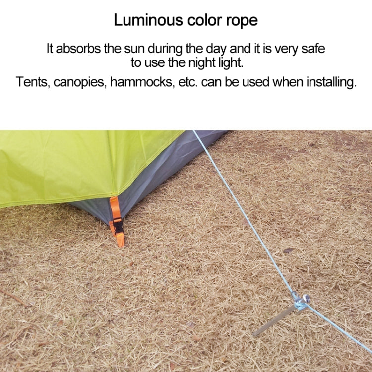 20m 9-Core Nylon+Polyester Full-light Outdoor Camping Tent Rescue Bundled Fluorescent Climbing Rope, 20m Yellow, 20m Pink, 20m Green, 20m White - HoMEdemic™ 
