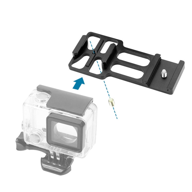 20mm Rail Side Mount for GoPro Hero11 Black / HERO10 Black /9 Black /8 Black /7 /6 /5 /5 Session /4 Session /4 /3+ /3 /2 /1, DJI Osmo Action and Other Action Cameras, Hunting Shot(Black) - HoMEdemic™ 