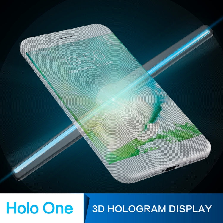 224 LEDs Hologram Holographic Display Fan with Remote Control, Support 4GB Micro SD Card, AC 100-240V, 450 x 224 Pixels - HoMEdemic™ 