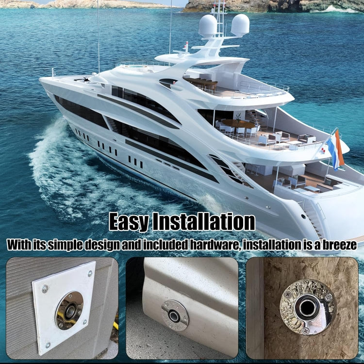 22mm Straight Marine Parking Heater Stainless Steel Vent - HoMEdemic™ 