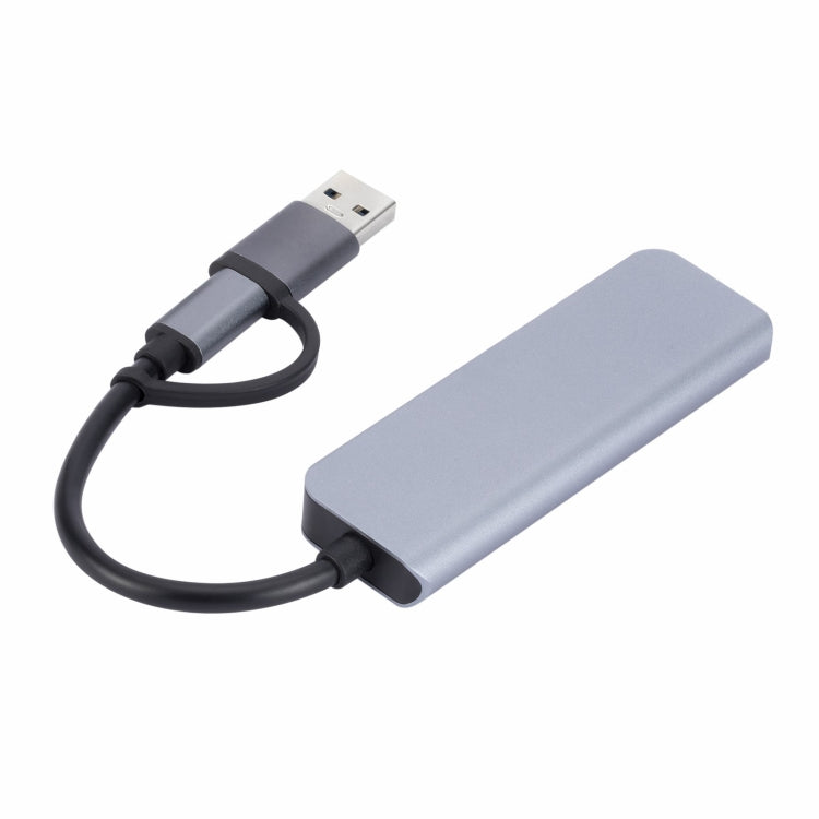 2301 4 in 1 USB+USB-C/Type-C to USB Multi-function Docking Station HUB Adapter - HoMEdemic™ 