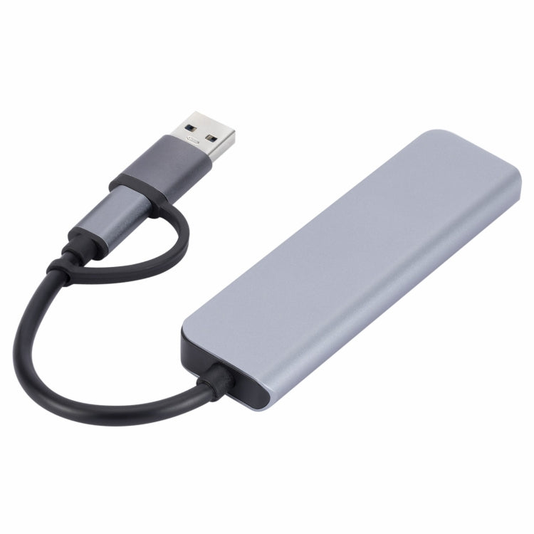 2302 5 in 1 USB+USB-C/Type-C to USB Multi-function Docking Station HUB Adapter - HoMEdemic™ 