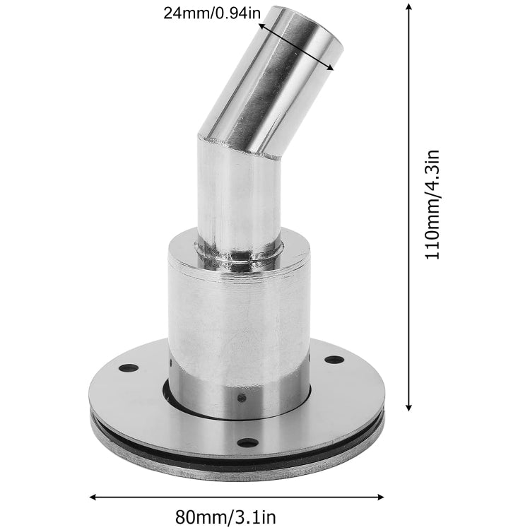 24mm Elbow Marine Parking Heater Stainless Steel Vent - HoMEdemic™ 