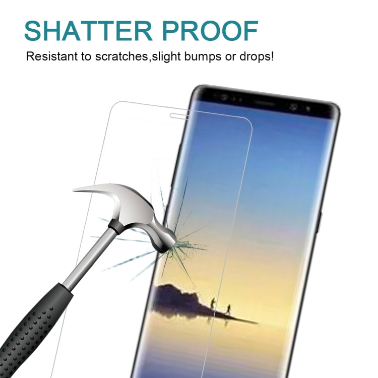 25 PCS For Galaxy Note 8 0.3mm 9H Surface Hardness 3D Curved Silk-screen Full Screen Tempered Glass Screen Protector - HoMEdemic™ 